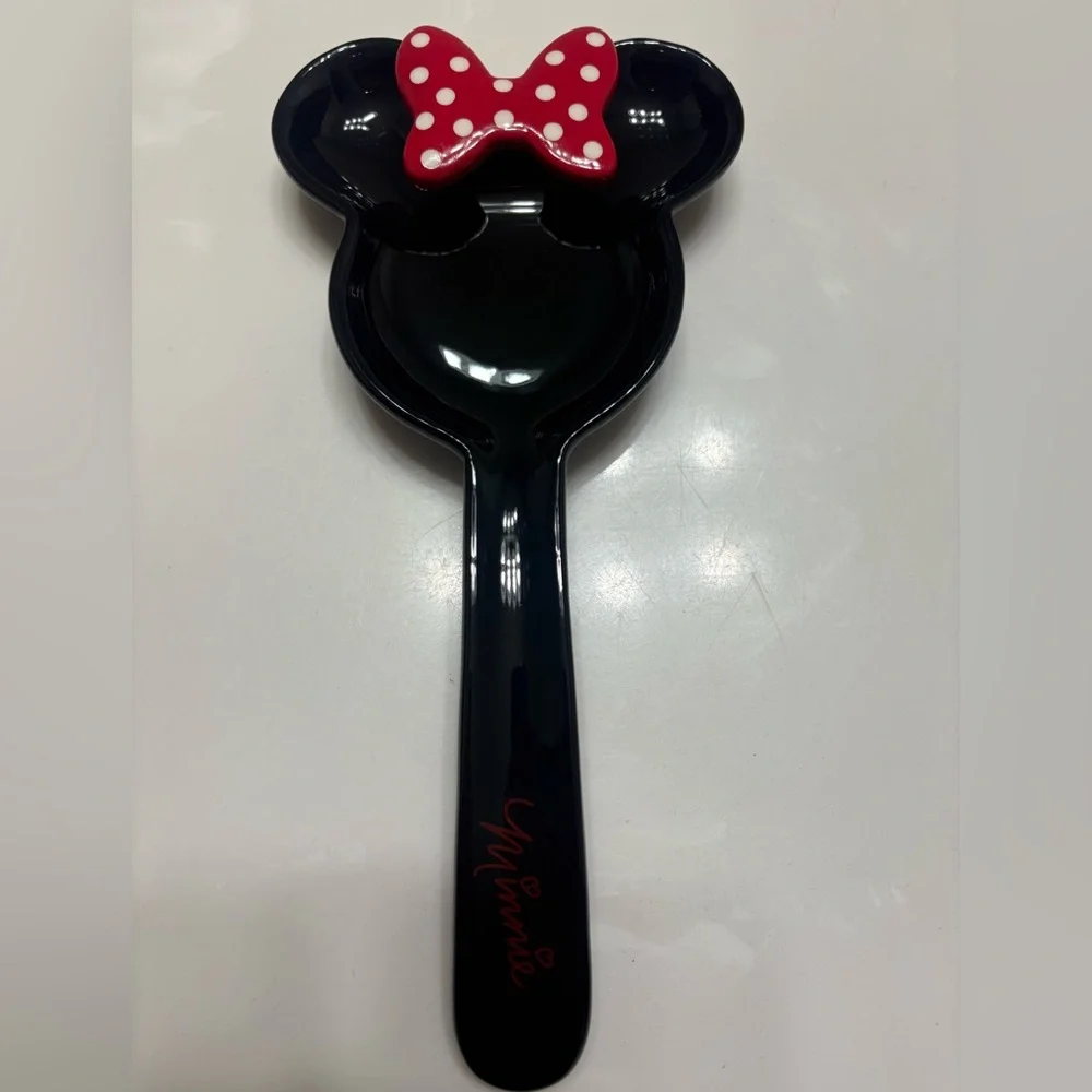 Disney Minnie Mouse Kitchen Spoon Rest Polka Dots Bow